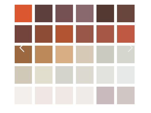 Échantillons de peintures de San Marco : couleurs froides