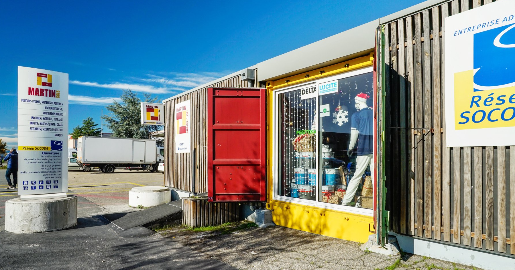 Le magasin de Bordeaux : rue Yves Glotin