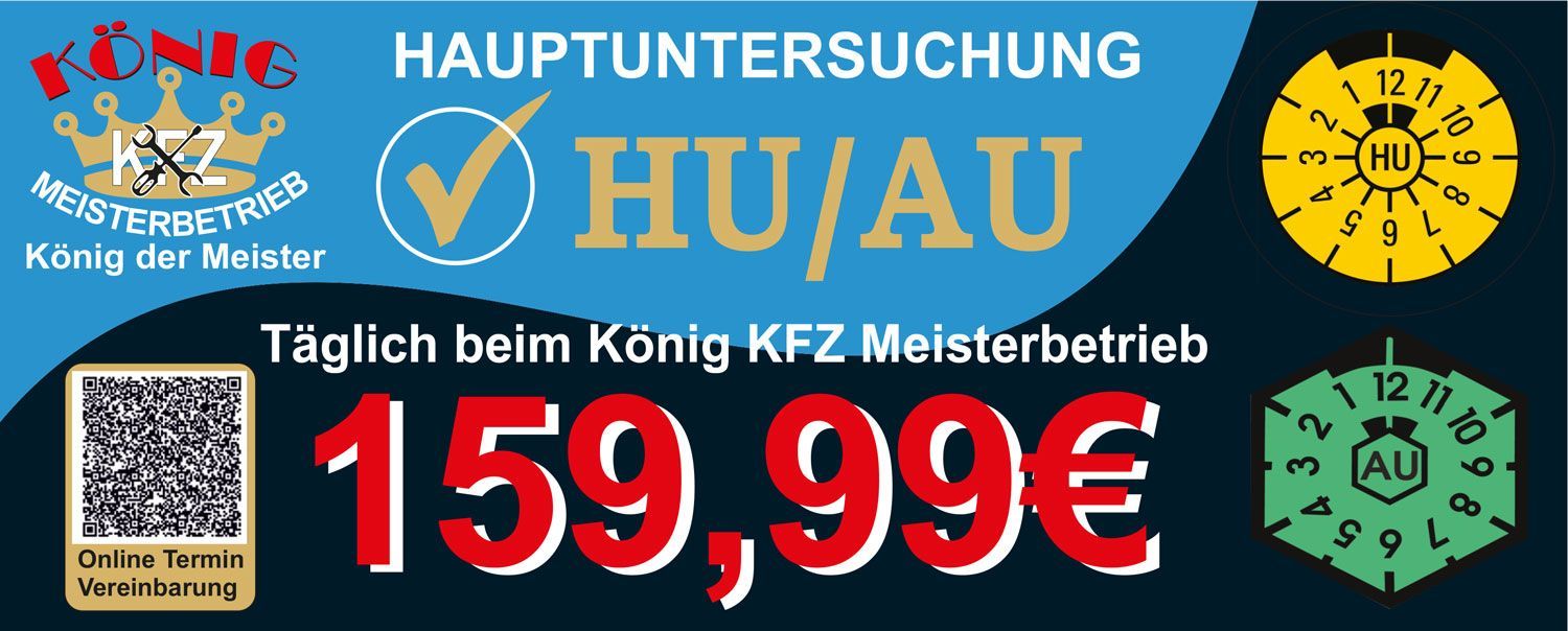 Anzeige für eine Autowerkstatt in Hamburg. Bietet Klimaanlagenwartung, Reifenwechsel und Inspektionen an.