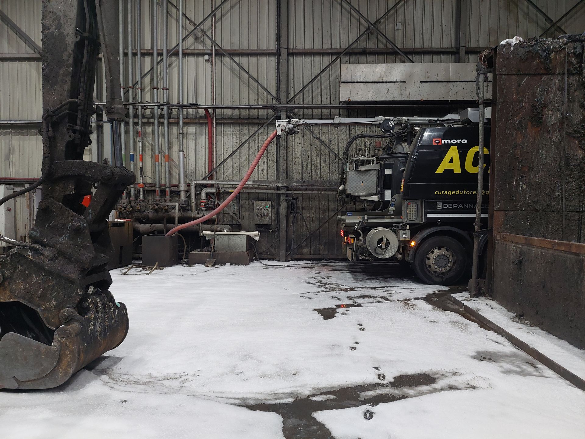 Nettoyage après un incendie