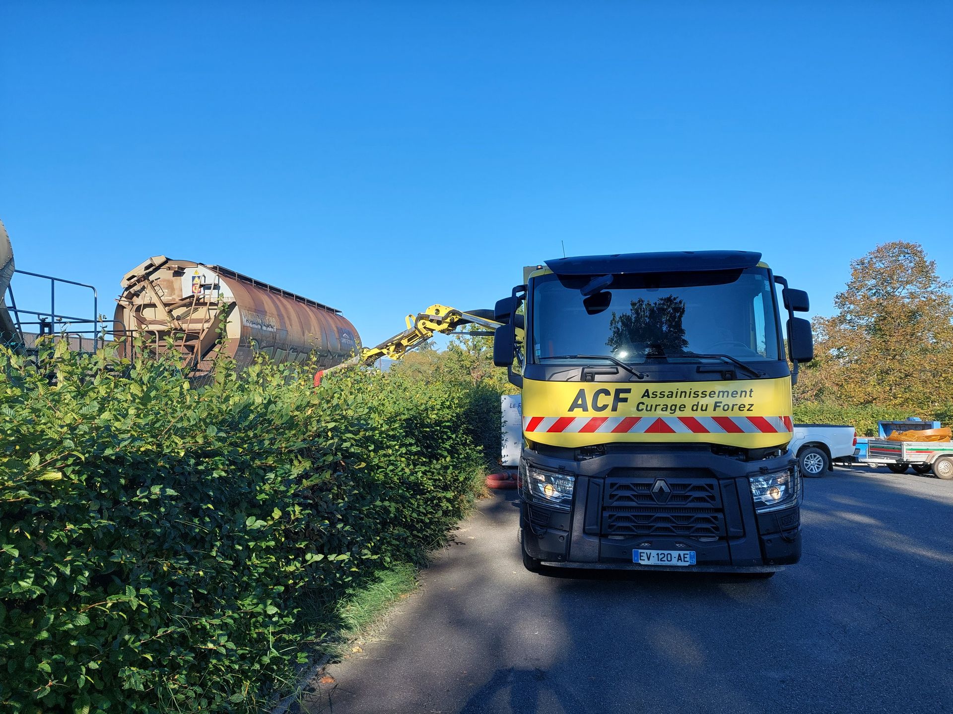 Gros plan sur une pile de gravats