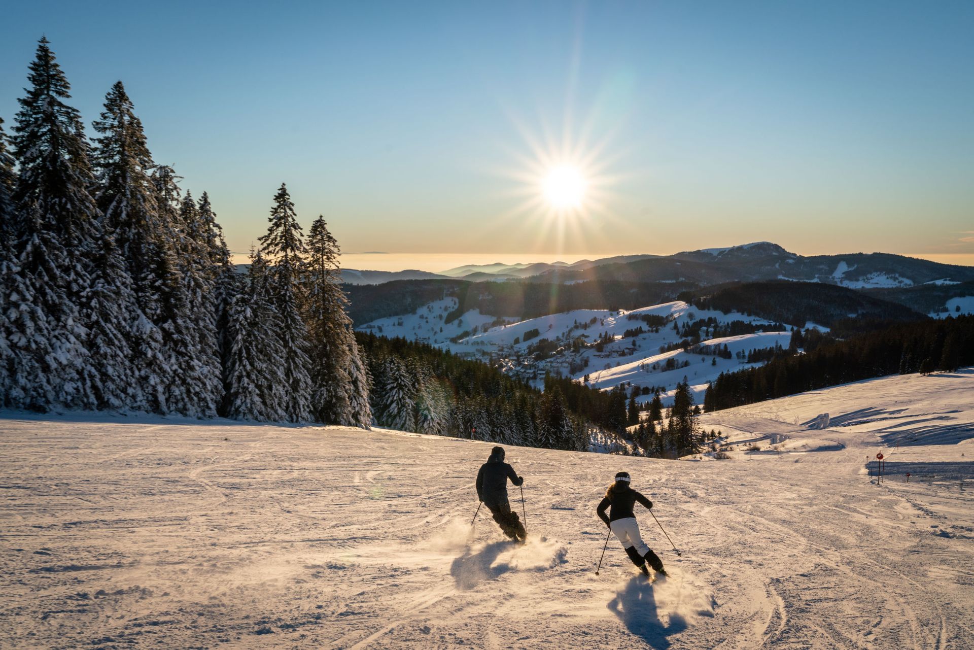 Alpin Skifahren Feldberg