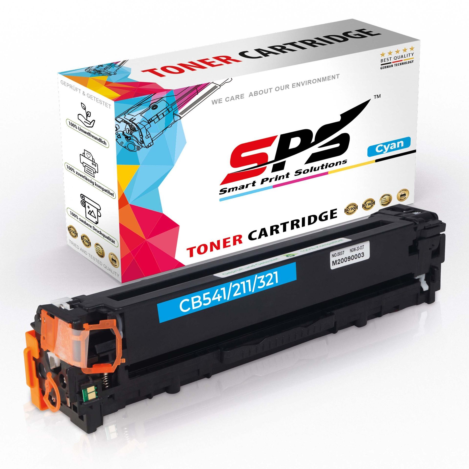 Compatible Toner CB541A 125A Cyan
