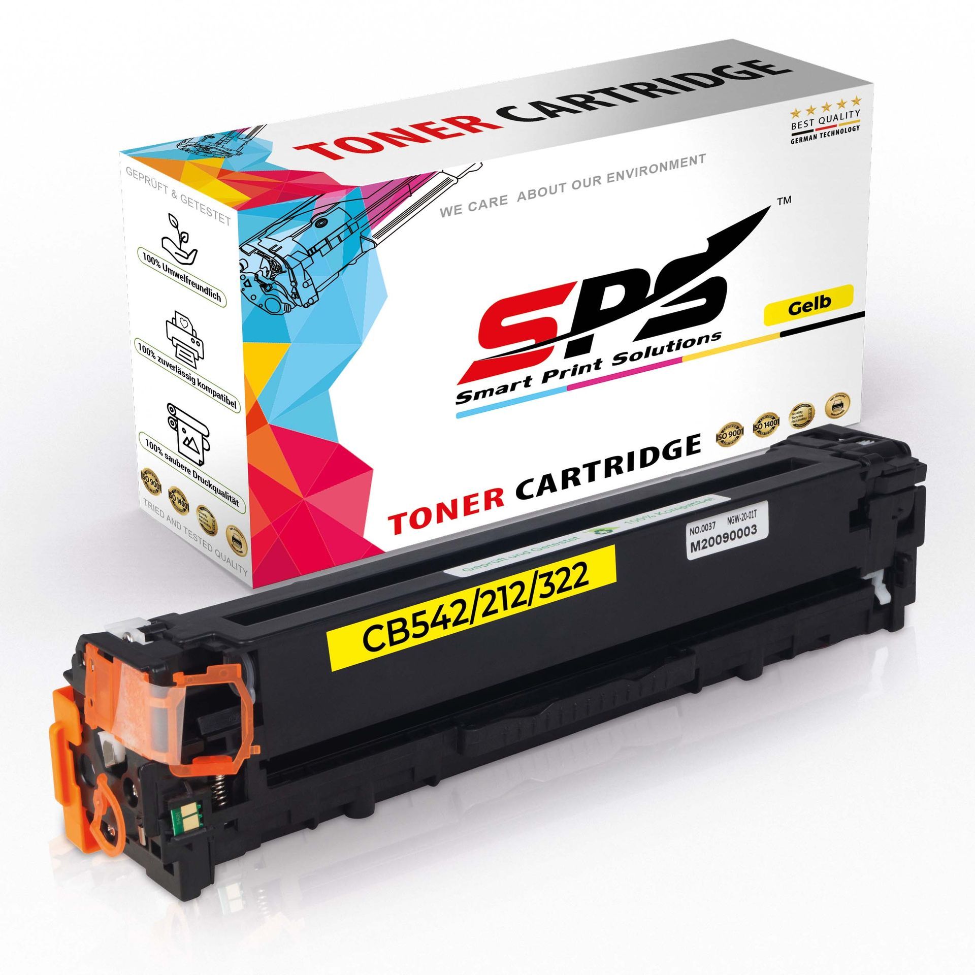 Compatible Toner CB542A 125A Yellow