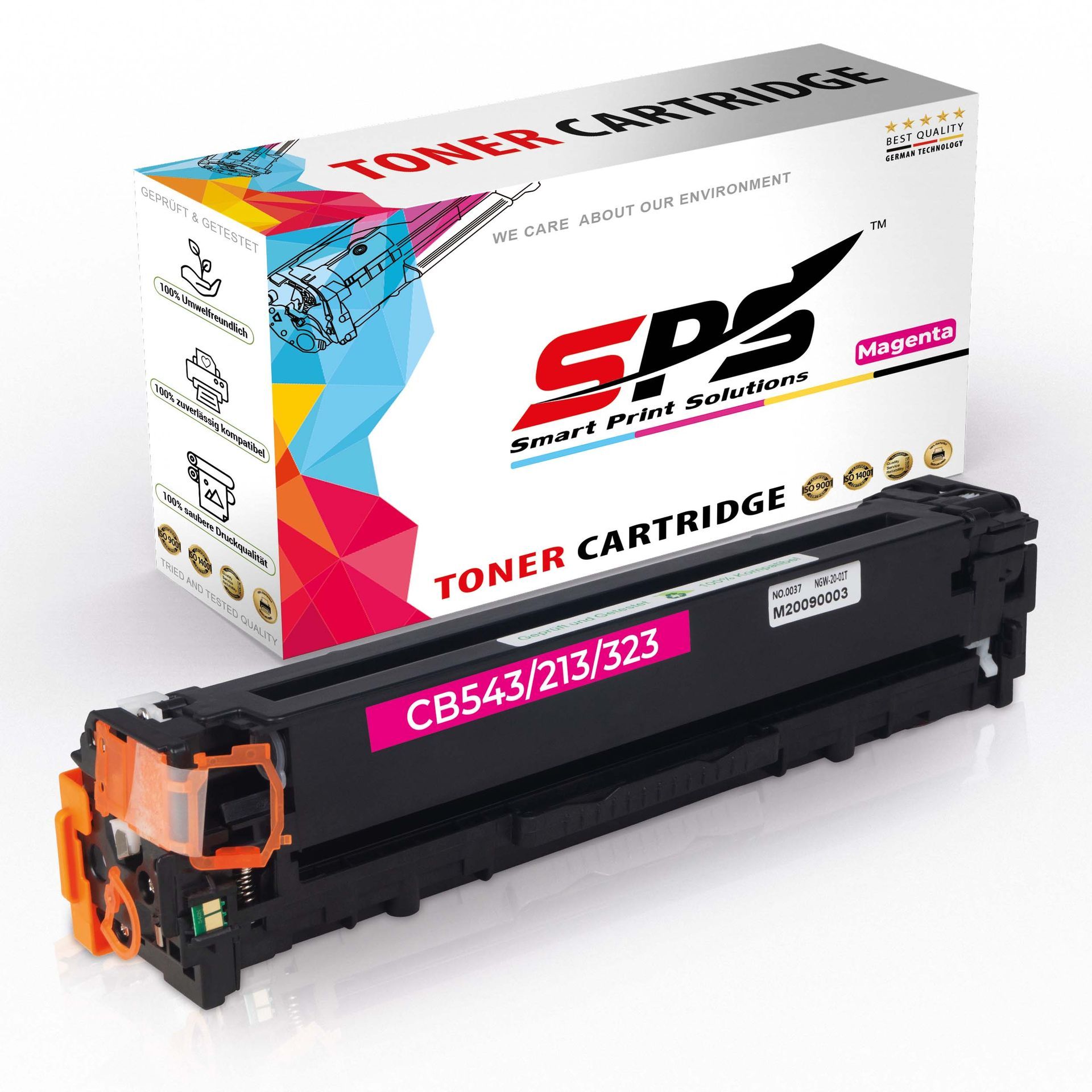 Compatible Toner CB543A 125A Magenta