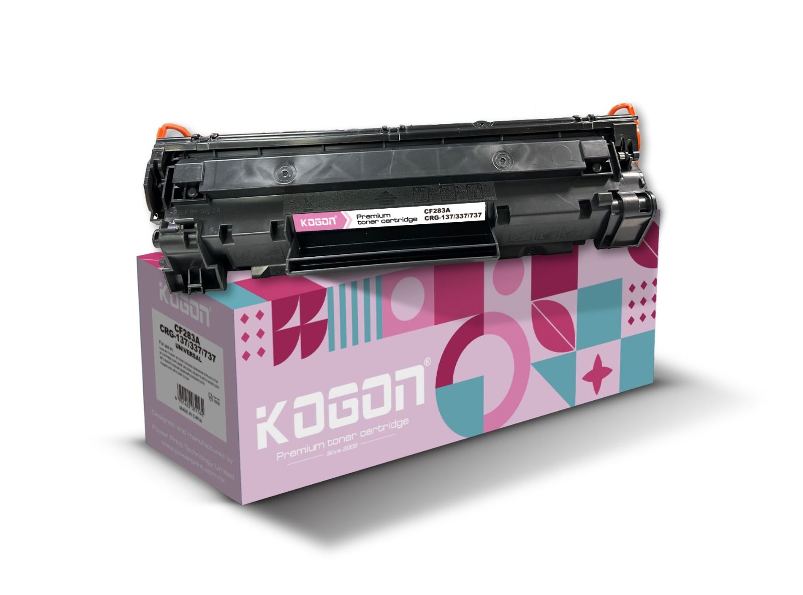 KOGON KGRP T-CART CHIP HPQ CF283A/CAN CRG-137/337/737 UNV Black