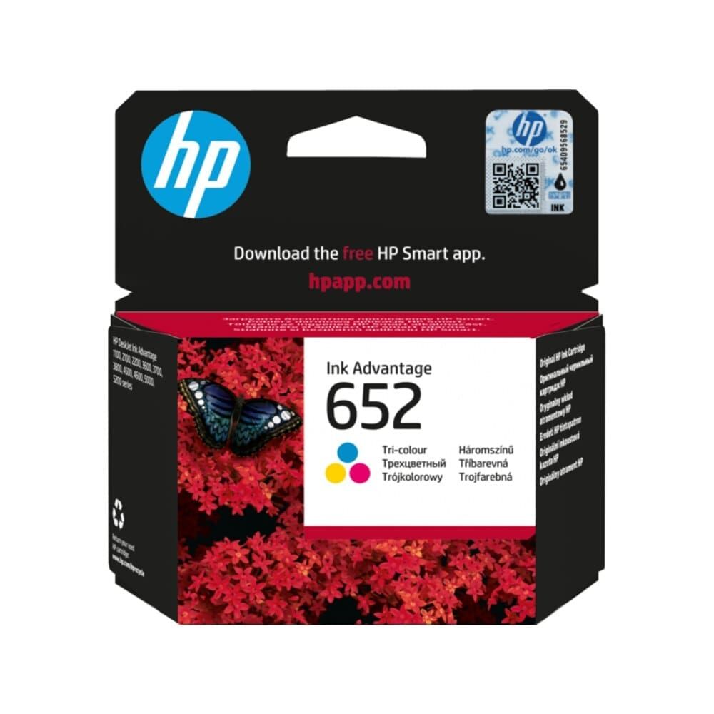 HP 652 Tri Colour Ink