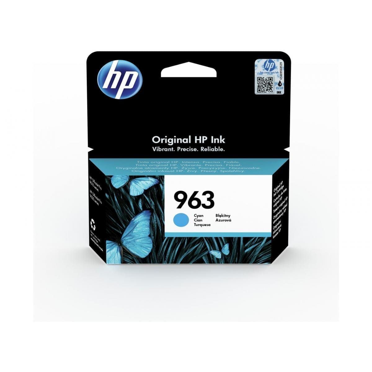 HP 963 Cyan Ink Cartridge