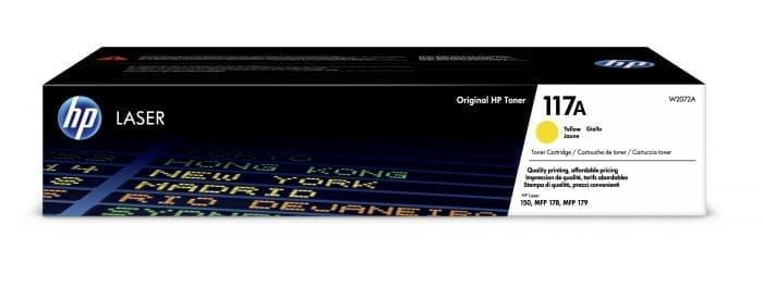 HP 117A W2072A Toner Yellow