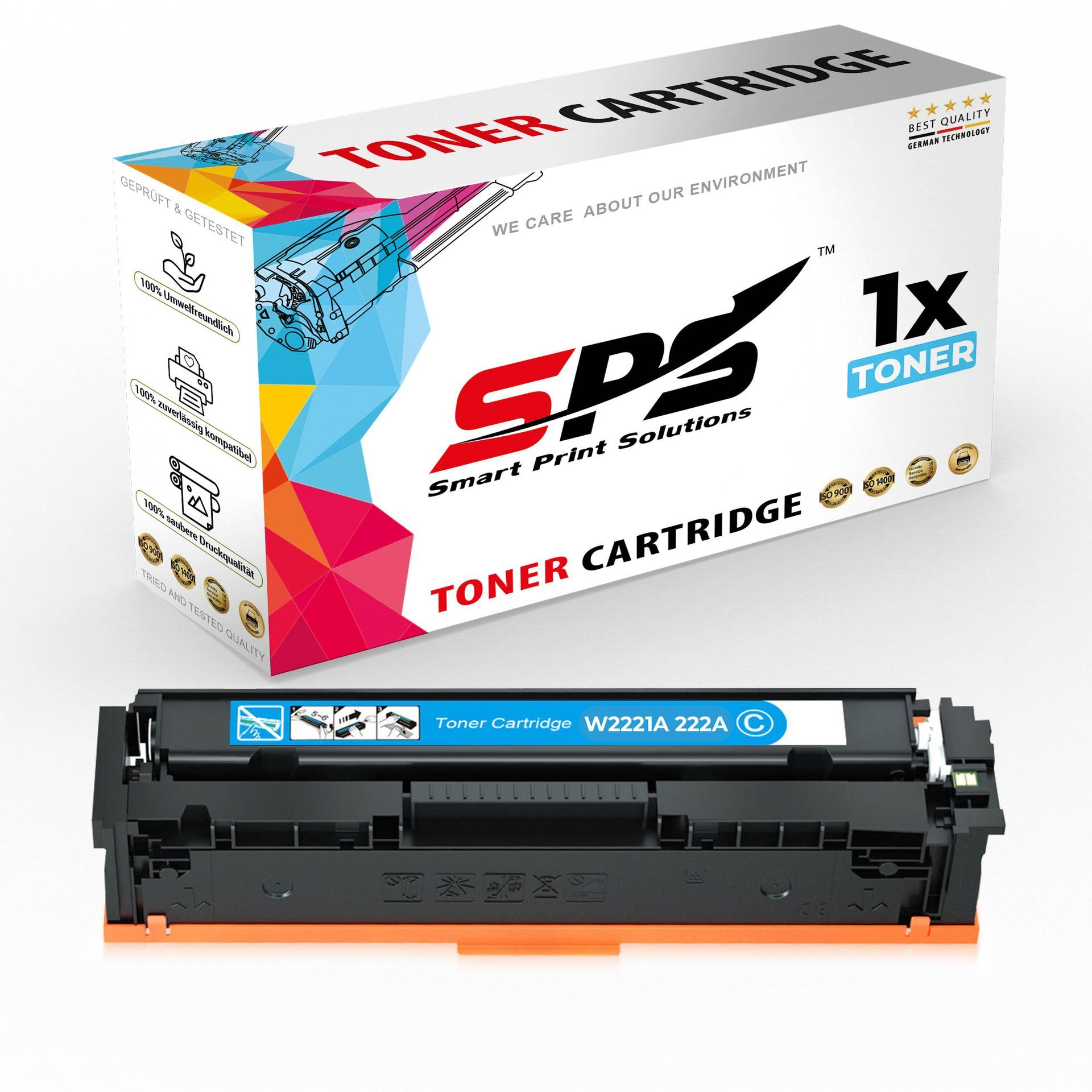 Compatible Toner W2221A 222A Cyan