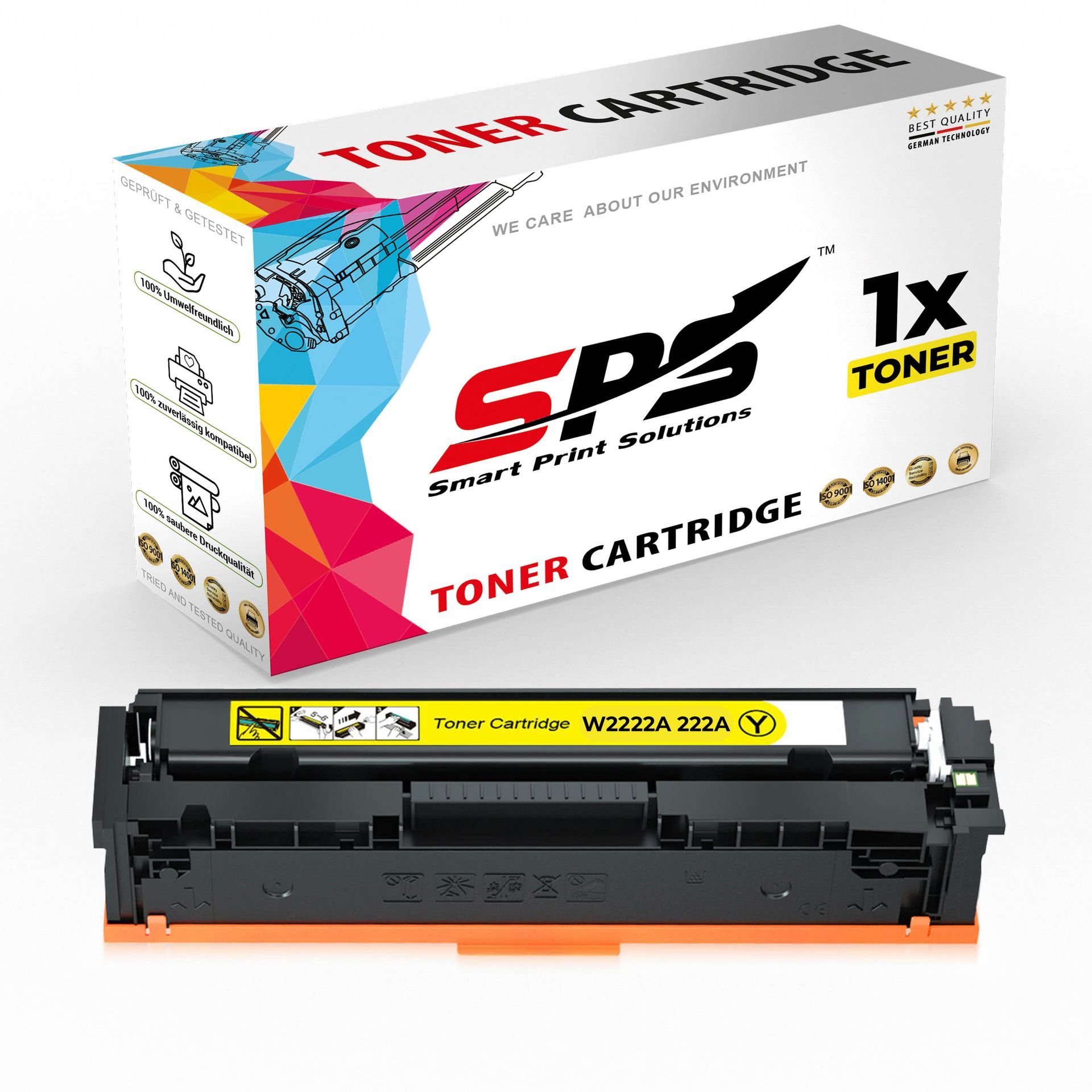 Compatible Toner W2222A 222A Yellow