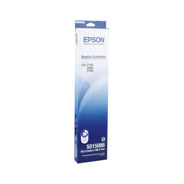Epson SIDM Black Ribbon Cartridge LQ-2180/2190 (C13S015086BA)