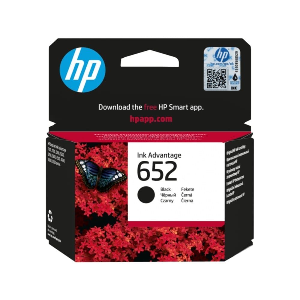 HP 652 Black Original Ink Cartridge