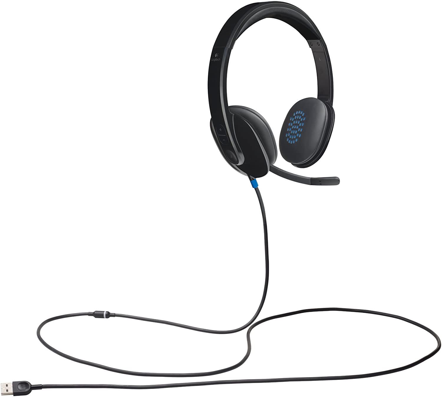Logitech USB Headset H540 for Windows and Mac, Skype