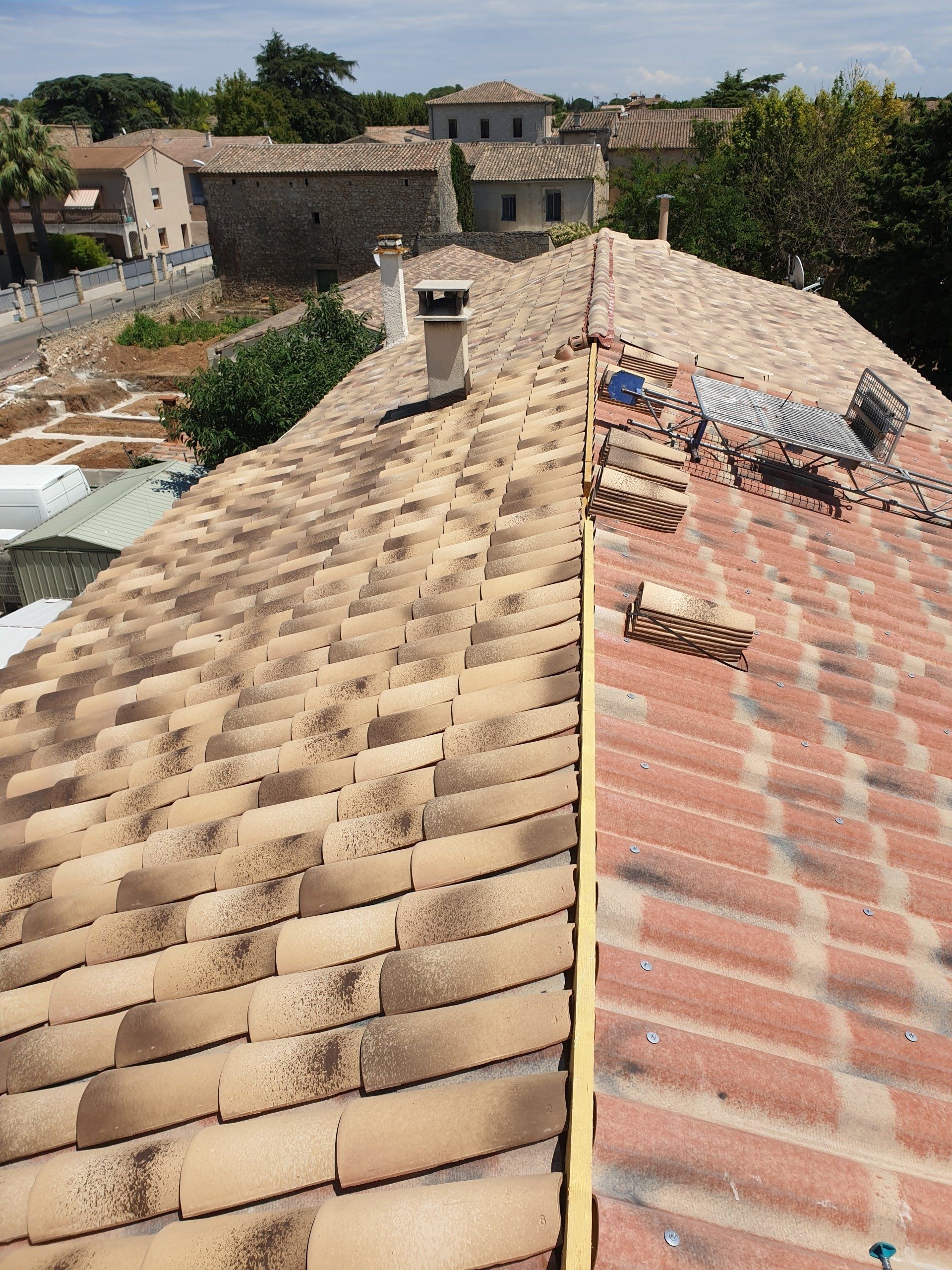 Différence entre coté rénové et coté non rénové