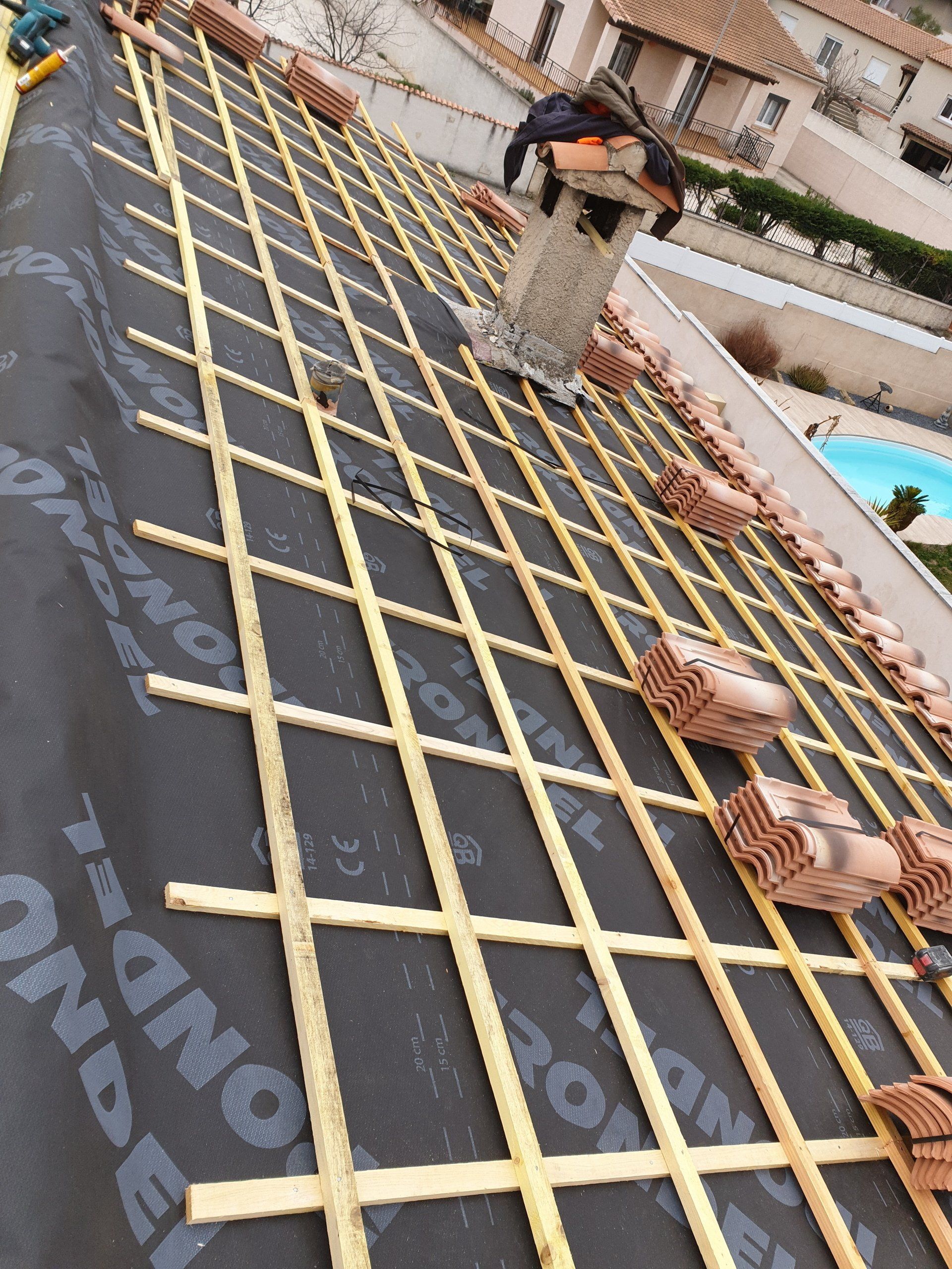 Mise en place des tuiles