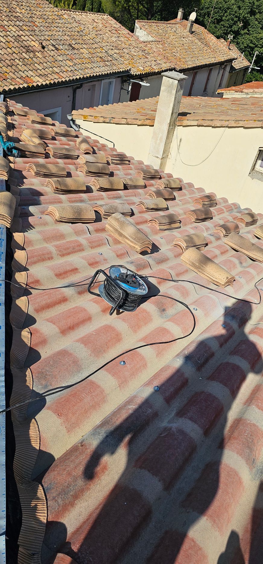 Photo de tuiles sable