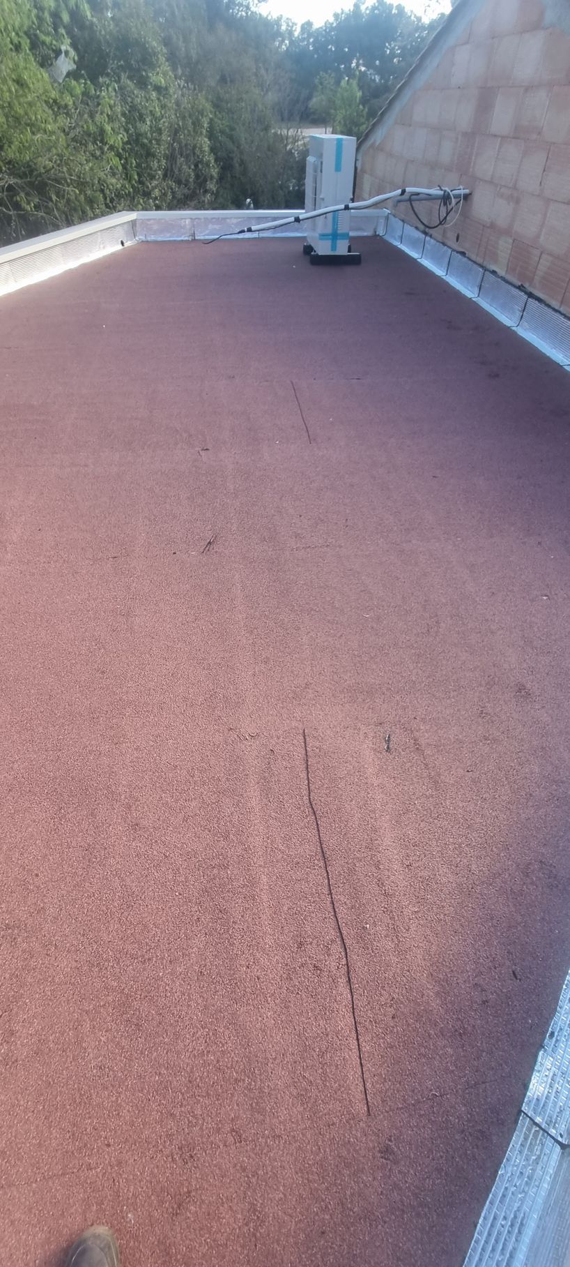 Revêtement d'un toit plat