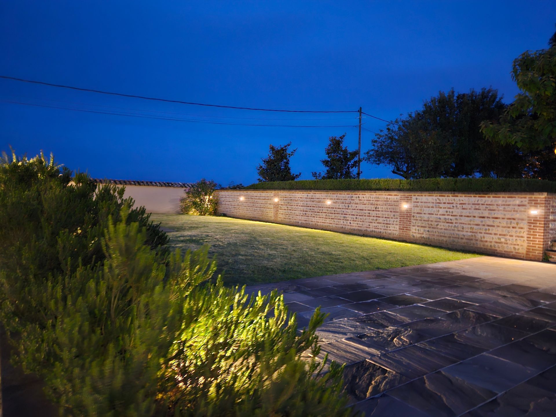 Éclairage de clôture