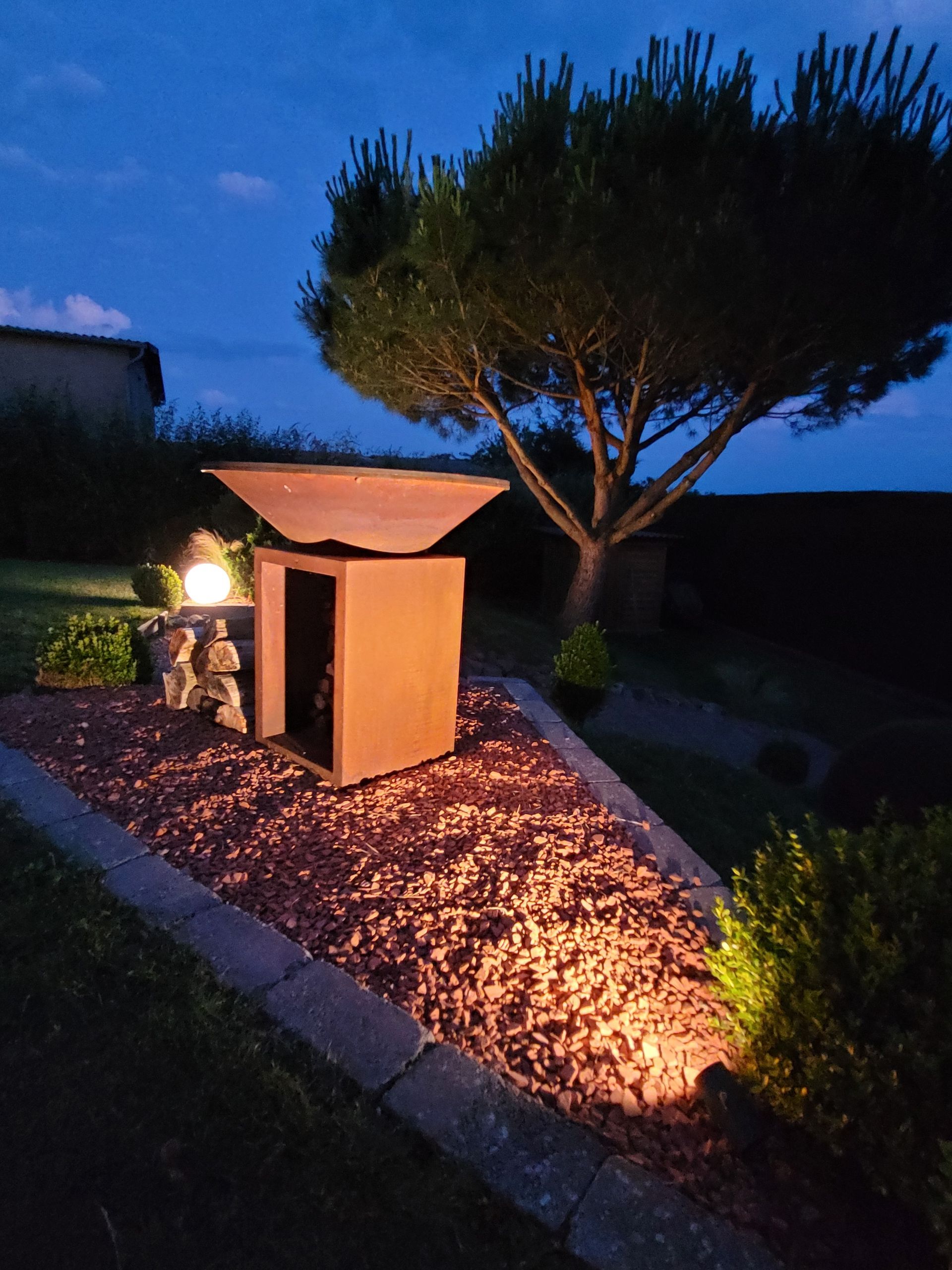 Éclairage de parterre