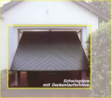 Vorher-Bild: Schwingtor, das ersetzt wird