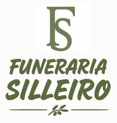 Logotipo de Funeraria Silleiro en color verde oliva, con las iniciales FS encima del nombre de la empresa.