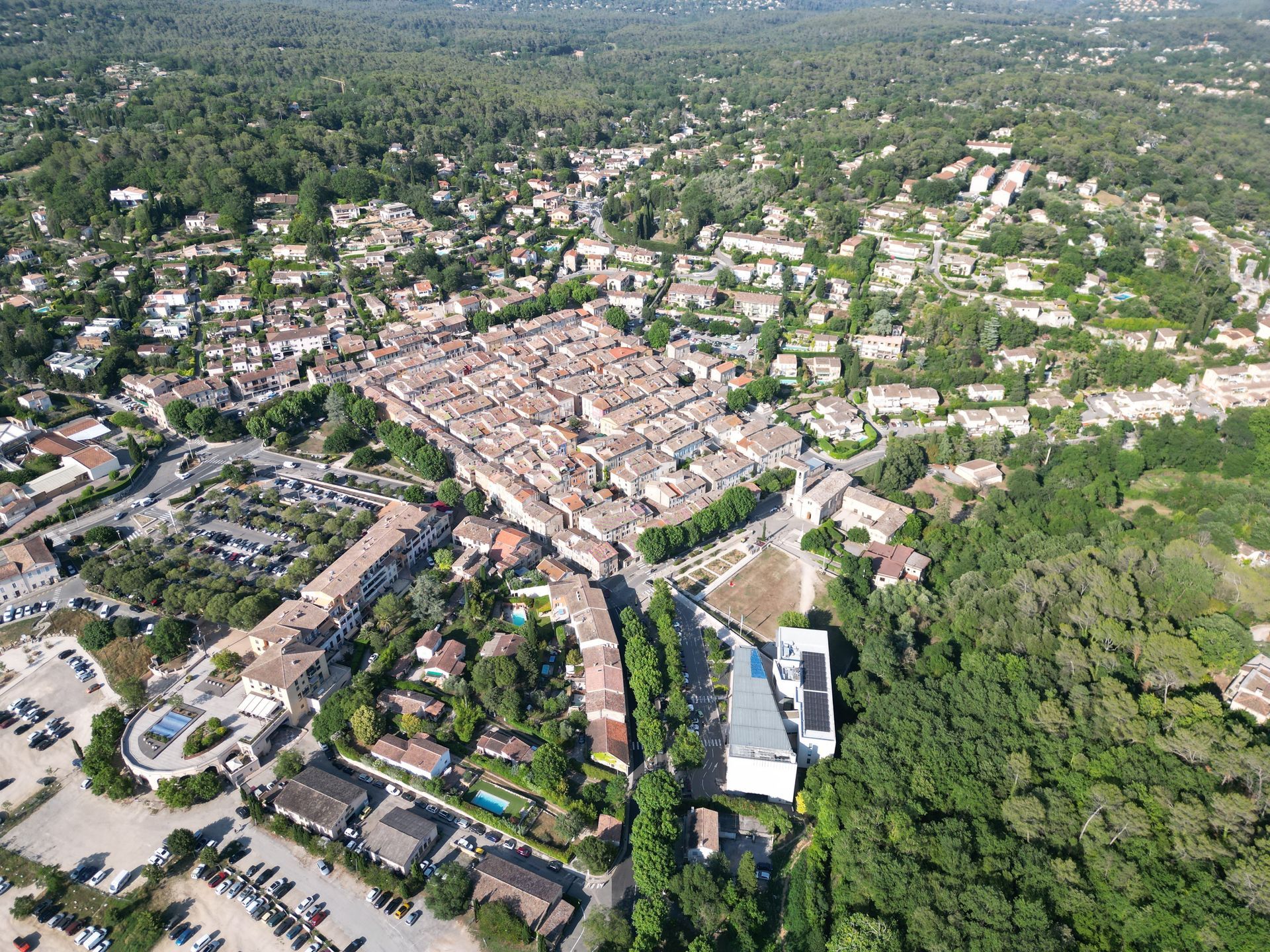 Panorama de la ville de Valbonne