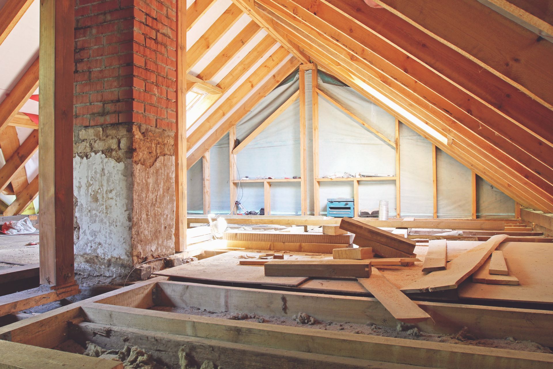 Rénovation de combles avec isolation intérieure
