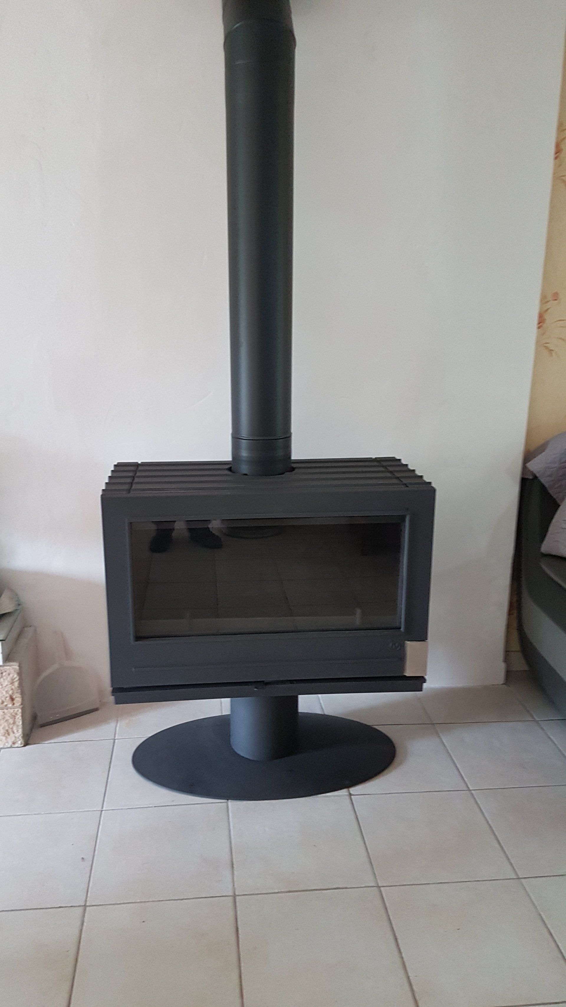 Installation de cheminée