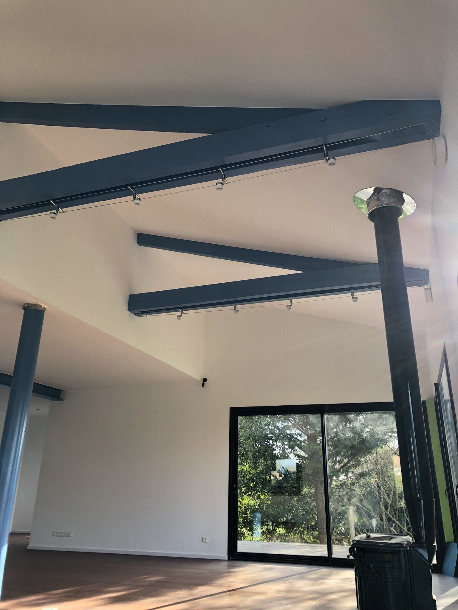 peinture de plafond et de poutre