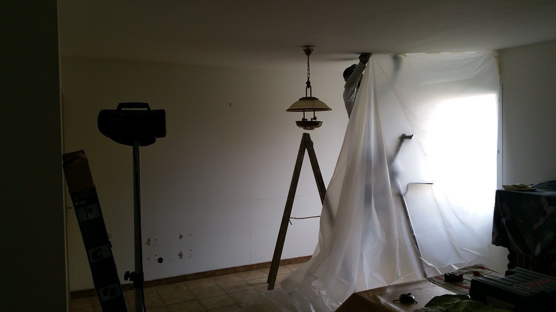 Protection avant travaux de peinture