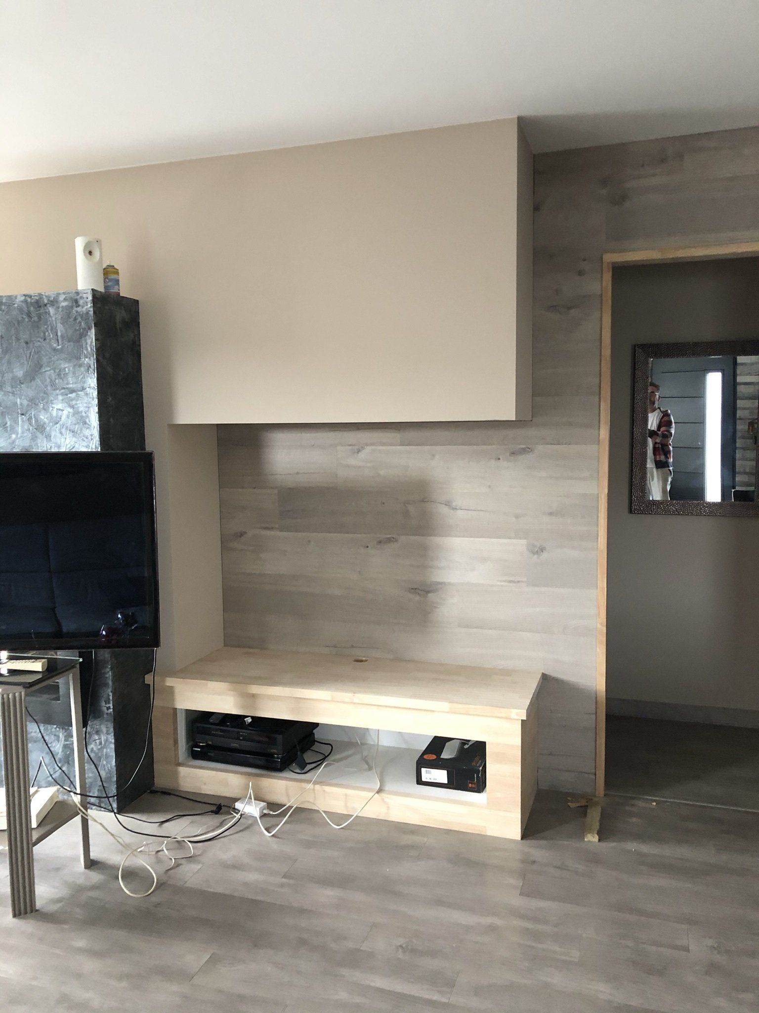 Création d'un coffrage de cheminée