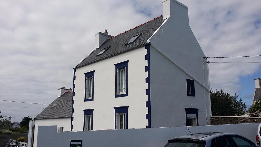 Après rénovation façade maison 2 étages