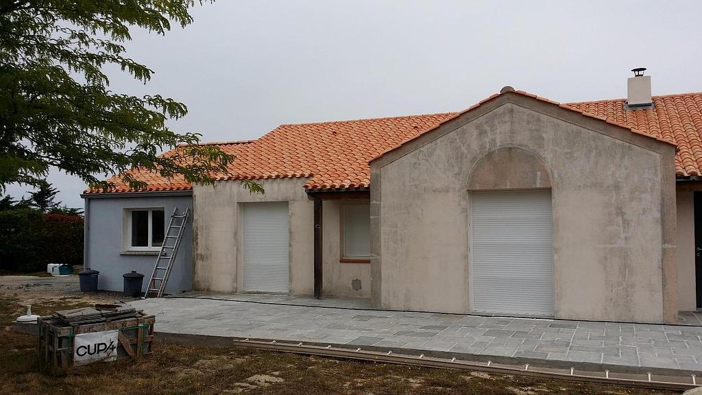 Avant rénovation façade maison plein pied