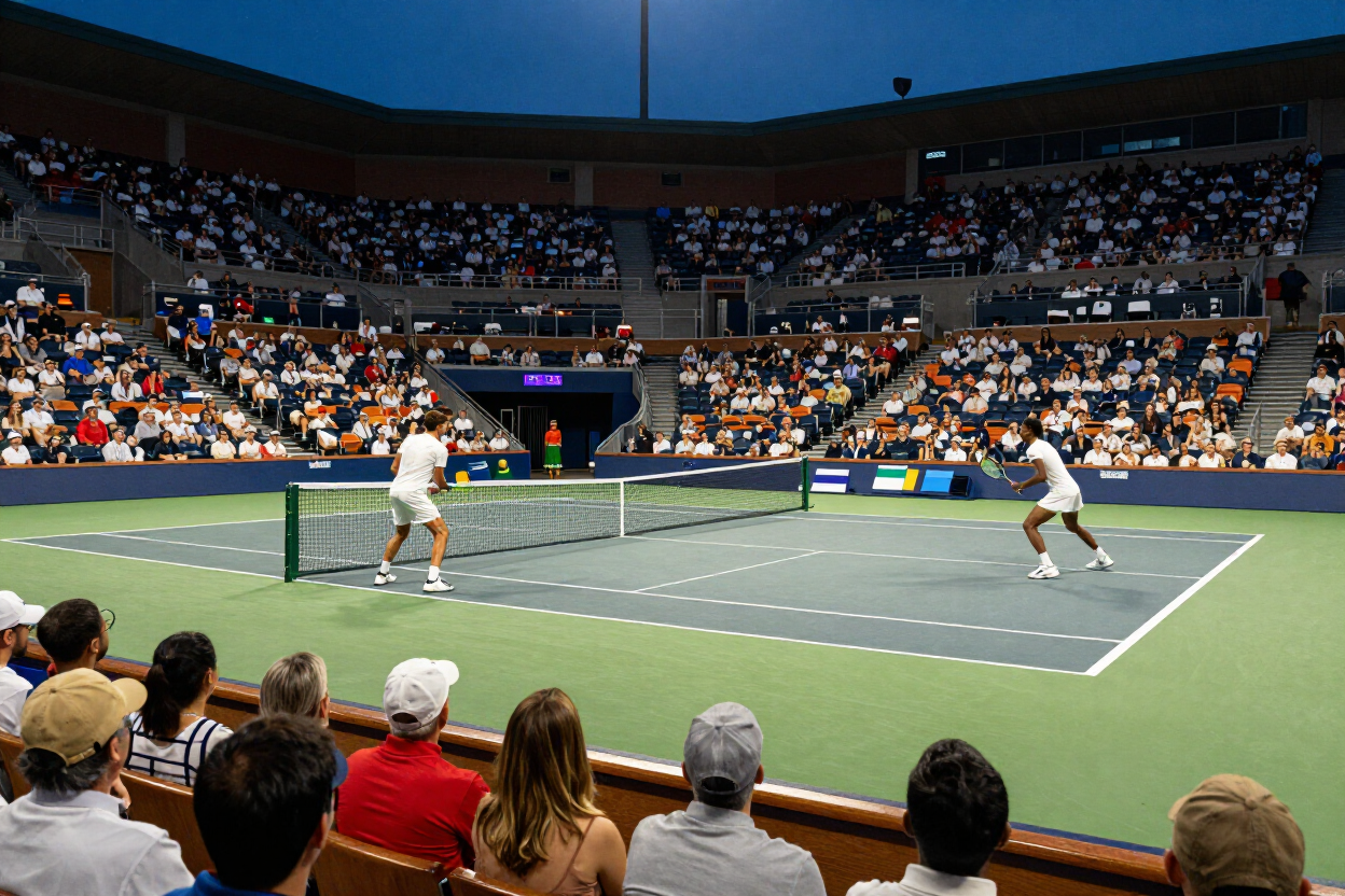 Tennis demo event