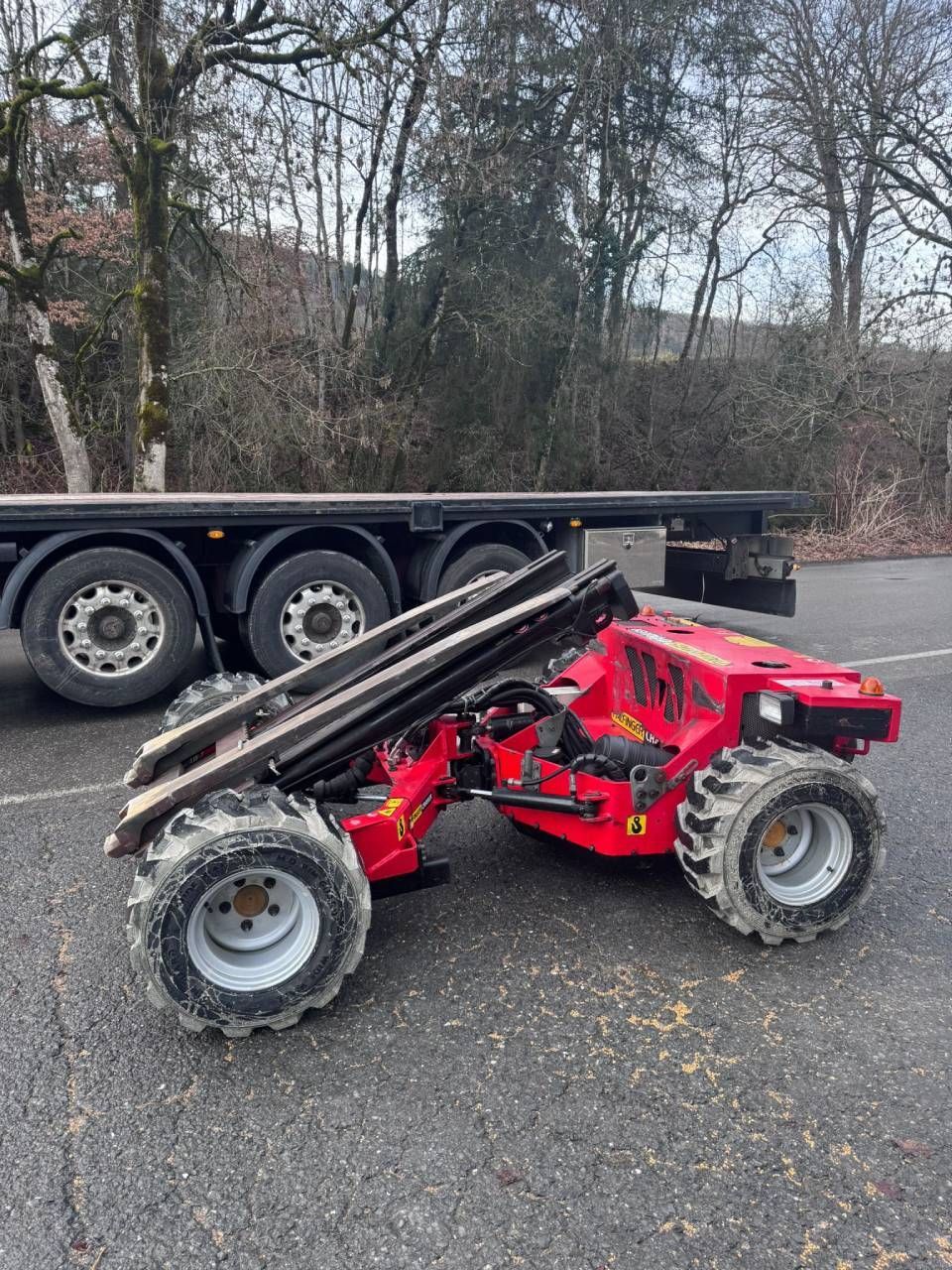 Bosson Transports - Chariot élévateur embarqué