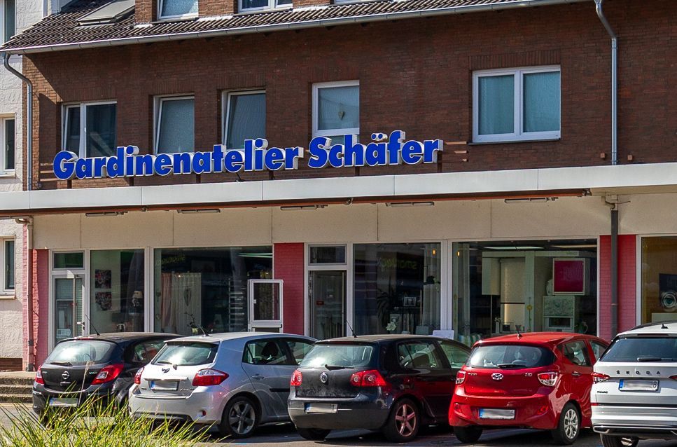 Gebäude Gardinen Atelier Schäfer