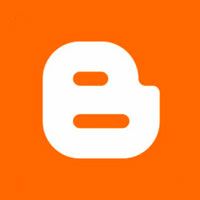 Una letra b blanca sobre un fondo naranja.