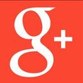 El logotipo de Google es blanco sobre un fondo rojo.