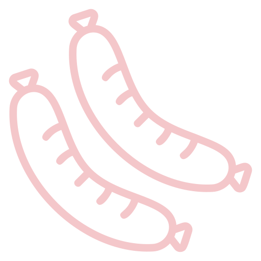 Icon zwei Würste, Spezialitäten-Metzg Splügen, Strub Orlando