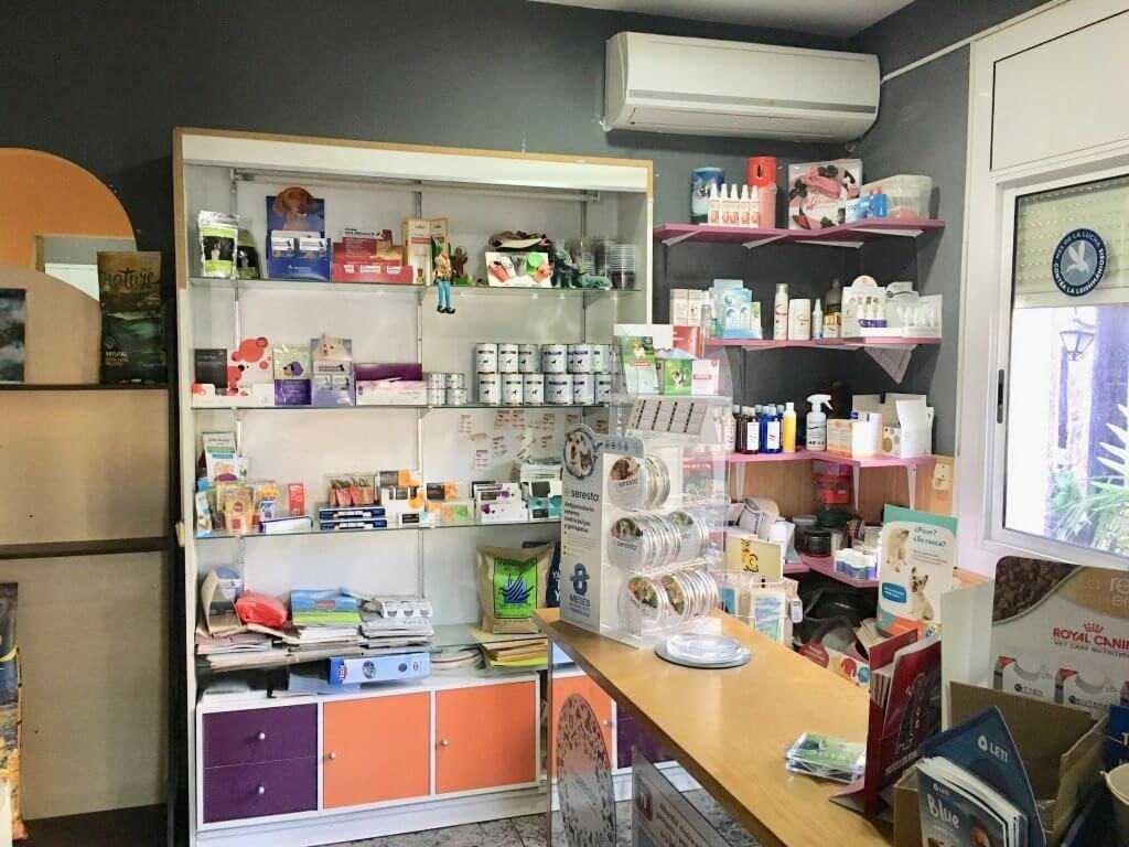 Una tienda llena de muchos estantes y cajas