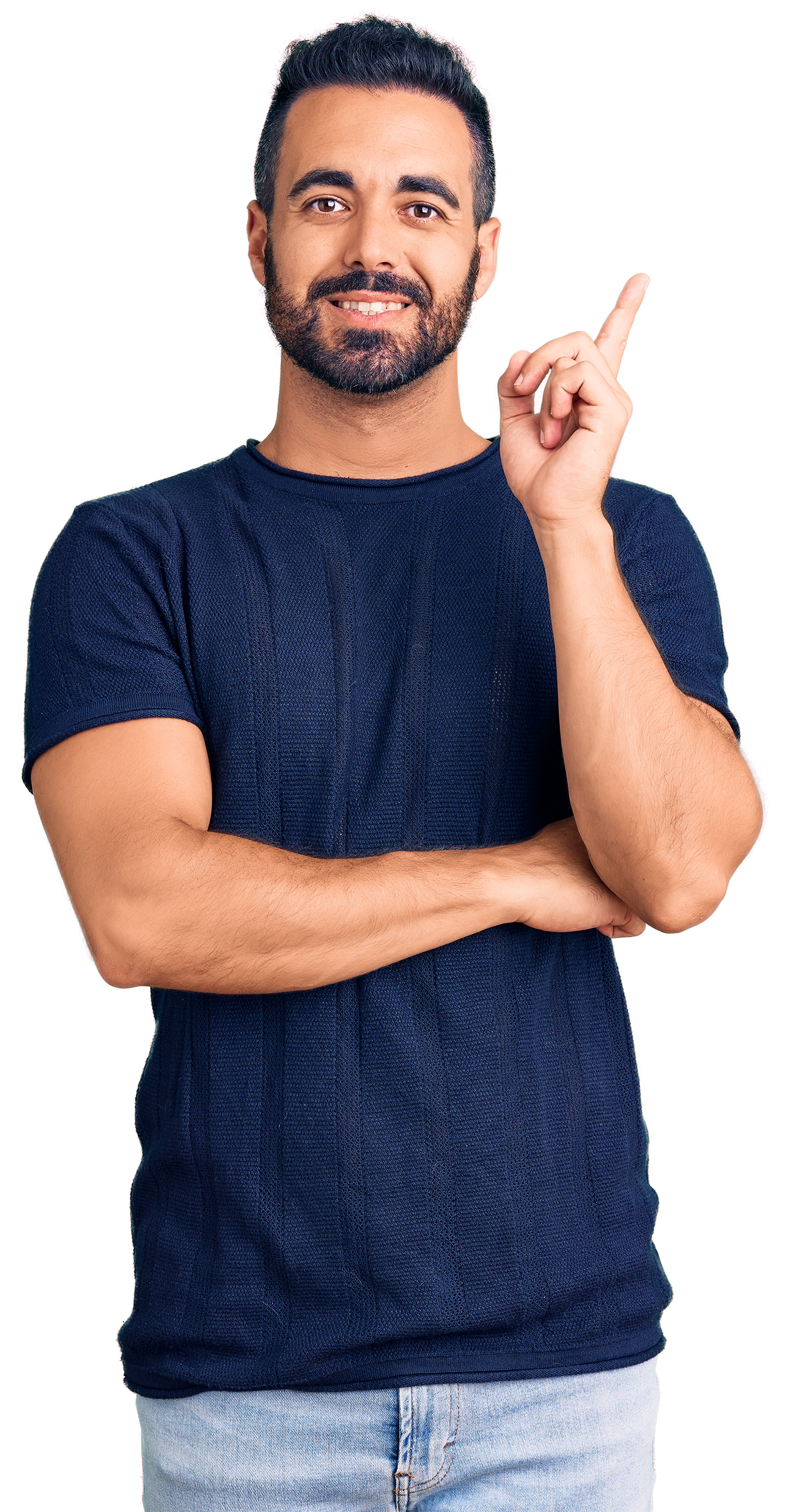 Un homme montrant du doigt