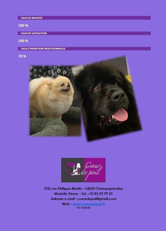 Plaquette de formation : conclusion