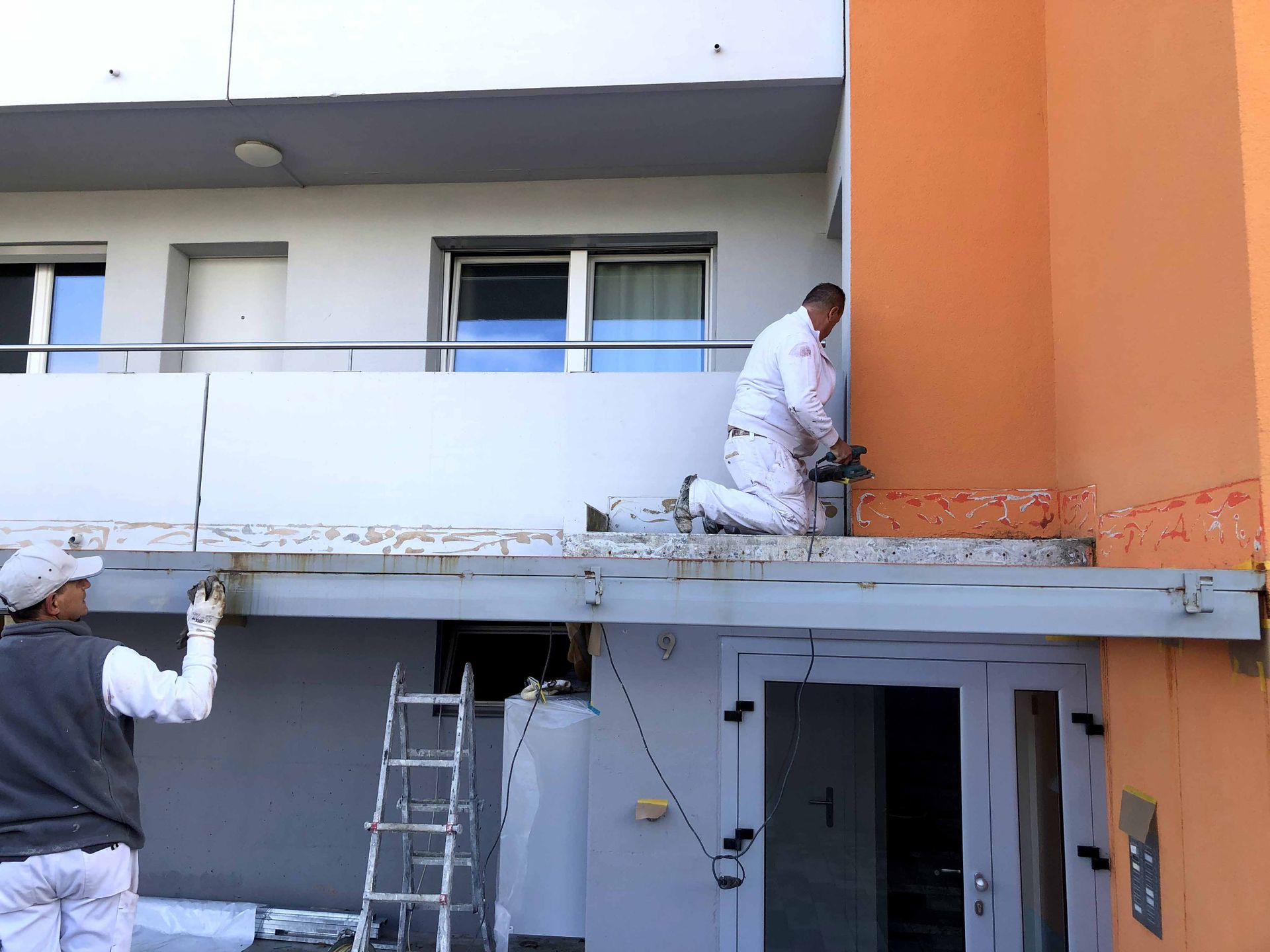 Flick- und Malerarbeiten vorher R'berg