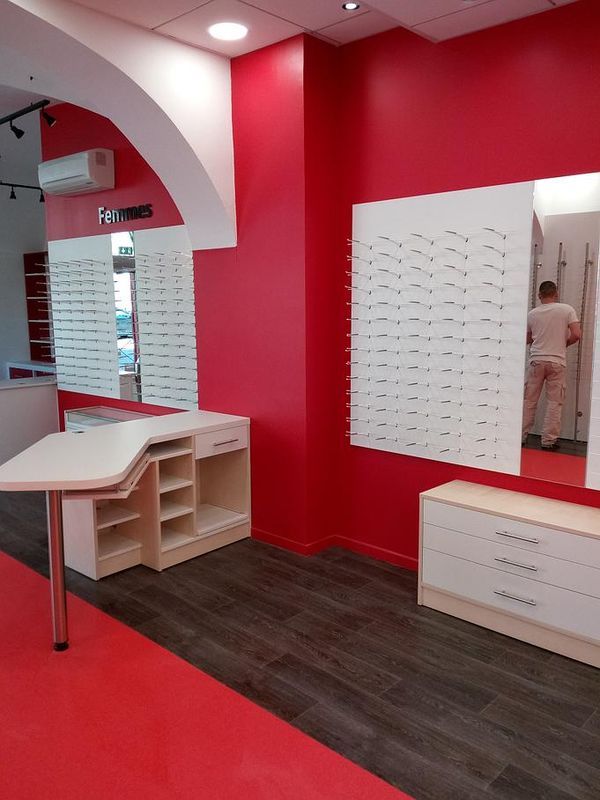 Présentoir pour un opticien