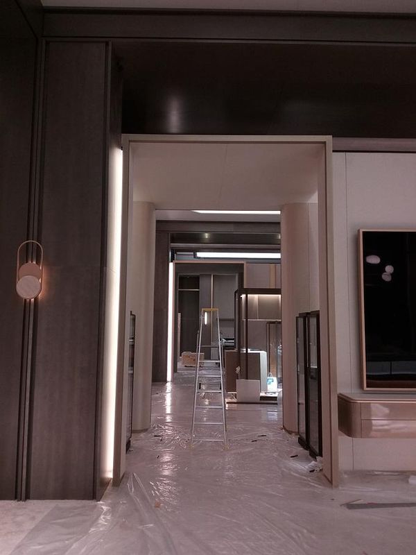 Chantier dans un magasin