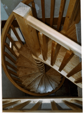 Escalier en bois