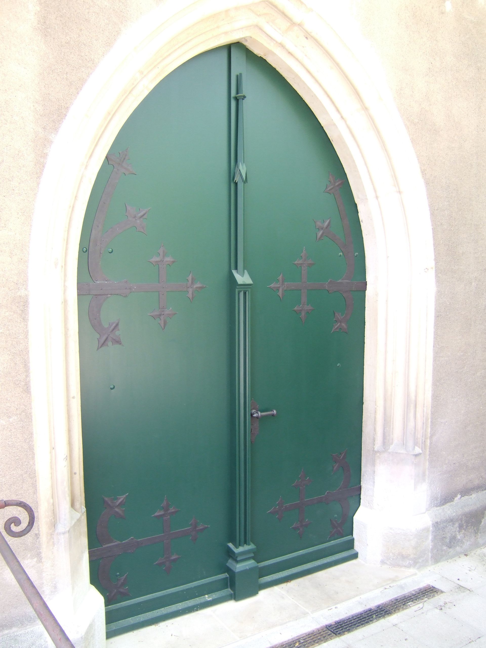 Friedhofskapelle Dohna Tür neu