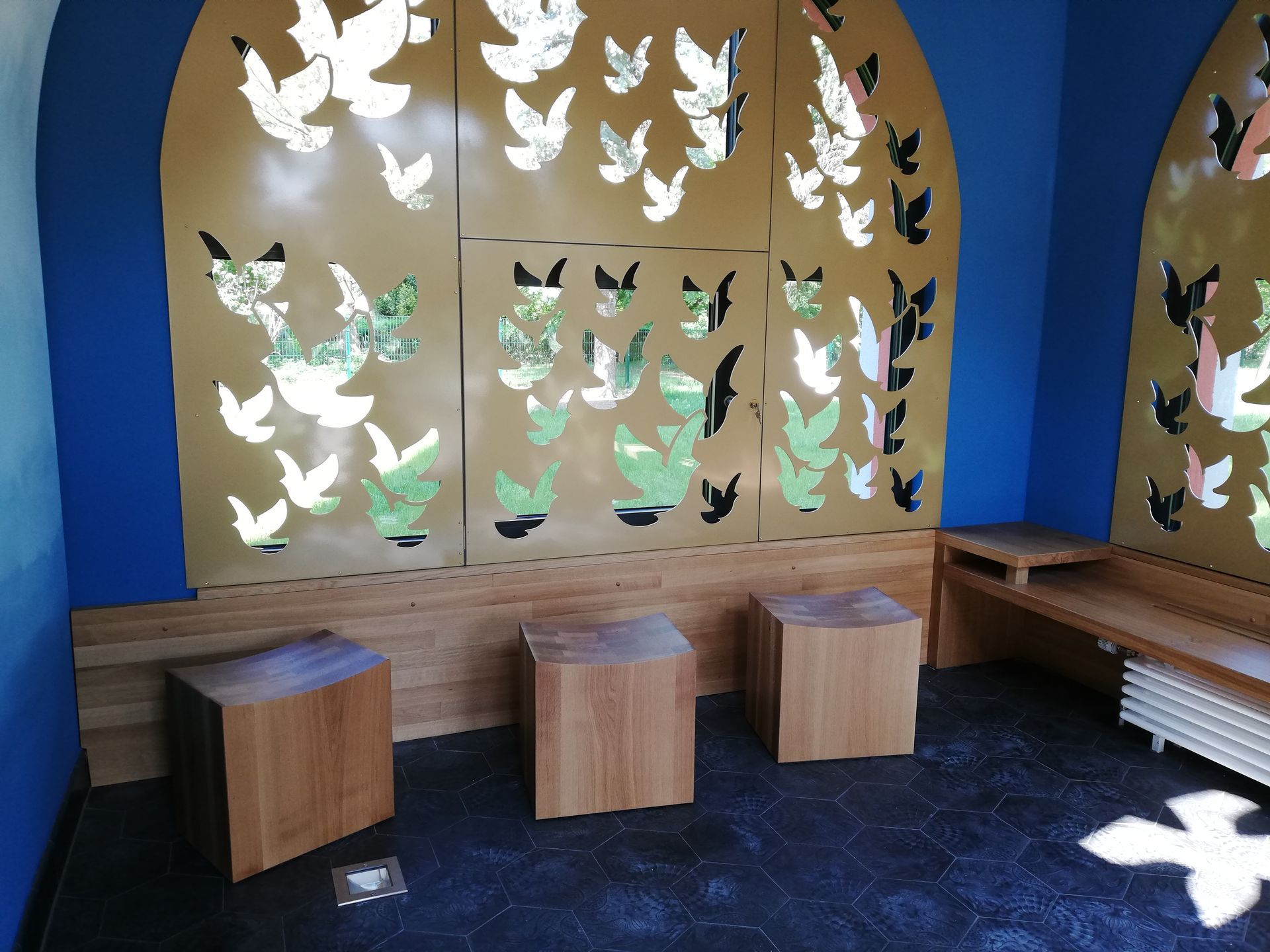 Inneneinrichtung Raum der Stille Christuskirche Heidenau