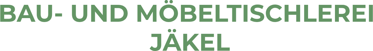 Logo Bau- und Möbeltischlerei Jäkel | Dohna
